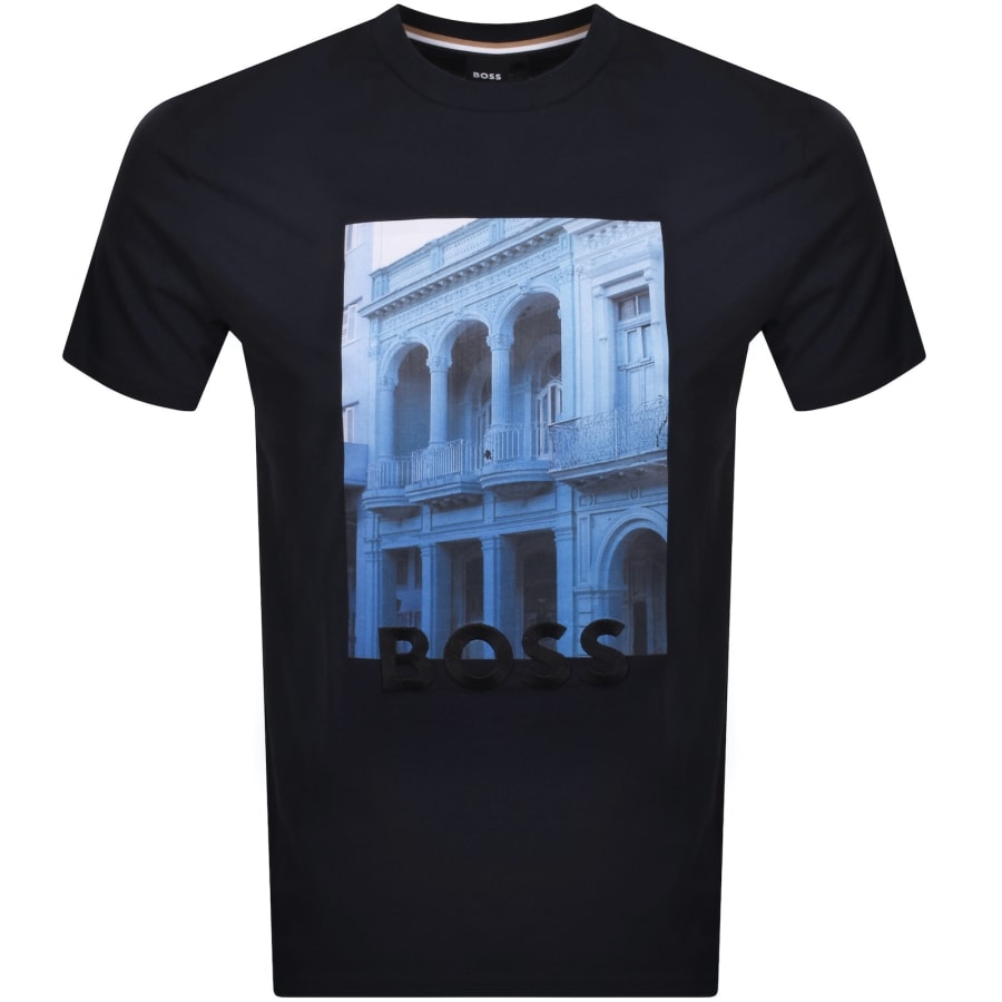 かっこいい一枚！【Hugo Boss】C-Thompson Tシャツ 定番ロゴ Hugo Boss BOSS C-Thompson Script Logo Short Sleeve T-Shirt